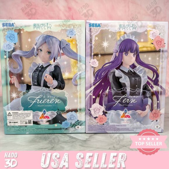 Frieren and Fern Maid Set - Frieren beyond journey's end Luminasta Figure New - Picture 1 of 7